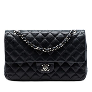 Pre-Loved Chanel Medium Classic Caviar Double Flap